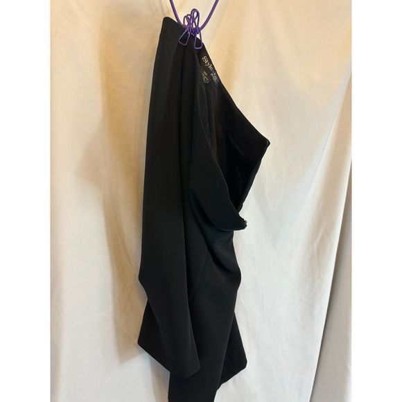Style & Co A Line Flare Women’s PETITE size 10 Black Skirt 10P Lined Polyester - Picture 10 of 14